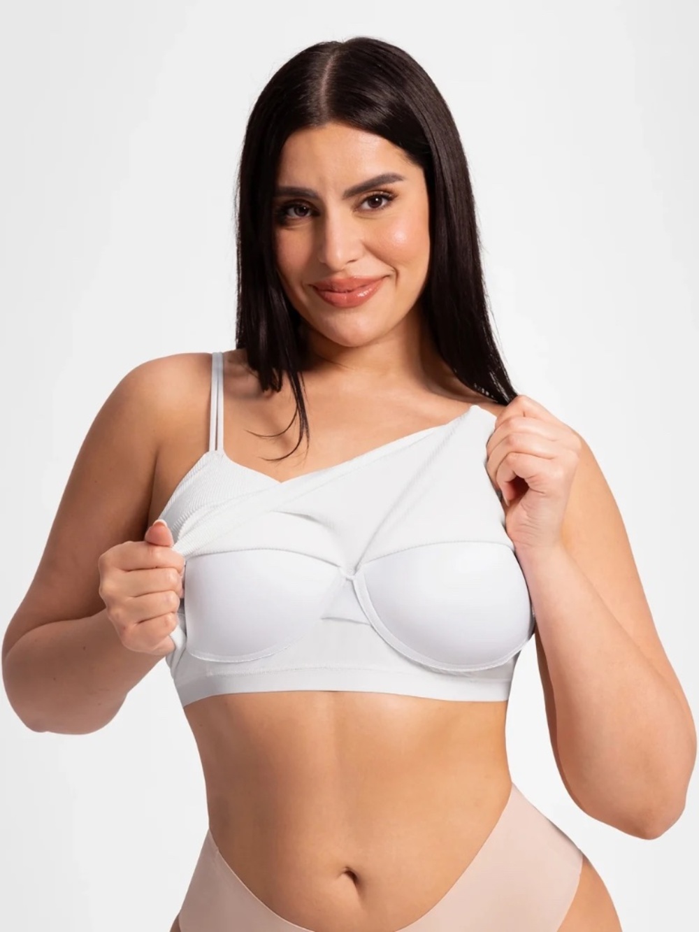 Wireless Ribbed Bra (Size M) - Picture 2 of 13